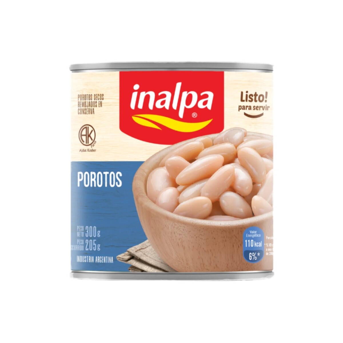 POROTOS ALUBIA LATA 300G INALPA 