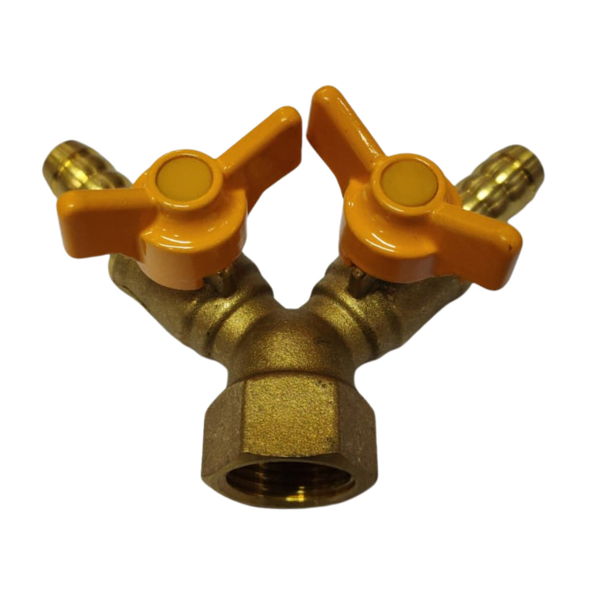 Llave De Paso Doble Para Supergas Cierre Fácil 