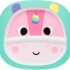 Plato bubazoo BUBA unicornio