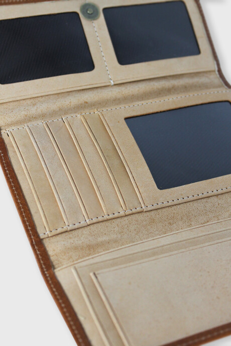 Billetera Camelia - Combinada Pelo