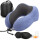 Set Almohada De Viaje + Cubre Ojos + Tapones Oidos Azul