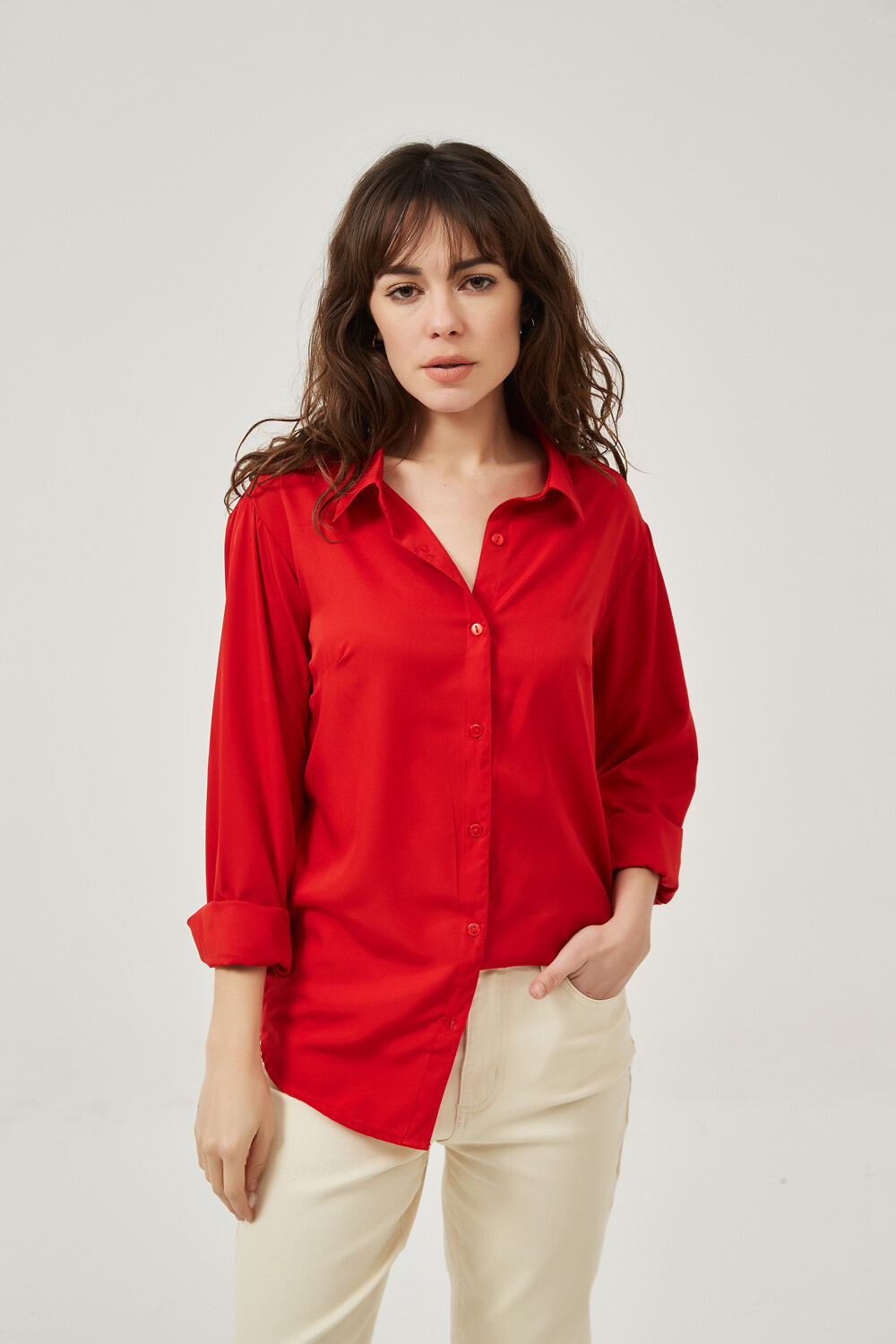 Camisa Falcone Rojo