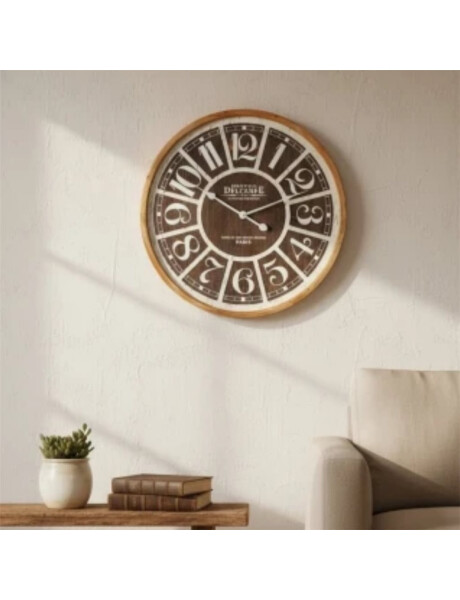 RELOJ DE PARED MDF D68X68X3.8CM NUMEROS ENCUADRADOS RELOJ DE PARED MDF D68X68X3.8CM NUMEROS ENCUADRADOS