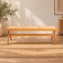 BANM.46 Banco De Madera 110x40x45 Cm Lennon - Marron