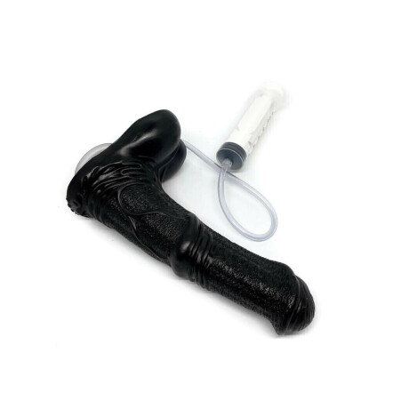 Dildo Eyaculador Pet Play Caballo Negro