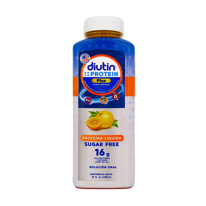 DIUTIN PROTEIN PLUS NARANJA FR X 450 ML única
