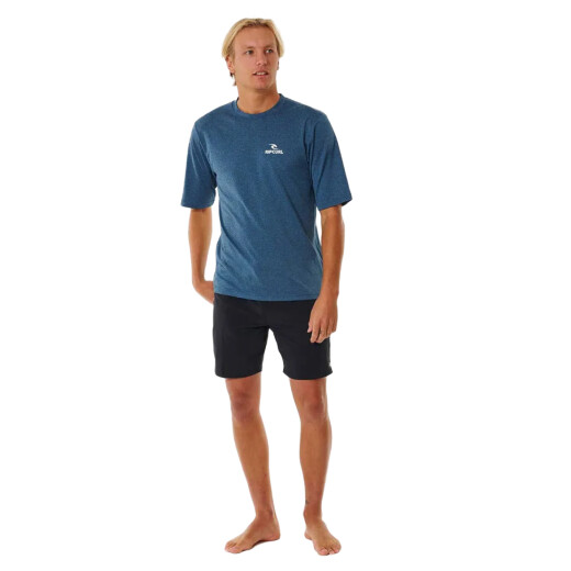 Lycra Rip Curl Stack Upf S/S - Azul Lycra Rip Curl Stack Upf S/S - Azul