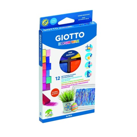 Crayolas Decor Wax Giotto x 12 colores Crayolas Decor Wax Giotto x 12 colores