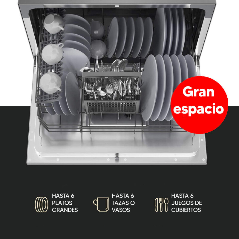 Lavavajillas Enxuta Lvenxp96w De 6 Cubiertos Amv Lavavajillas Enxuta Lvenxp96w De 6 Cubiertos Amv