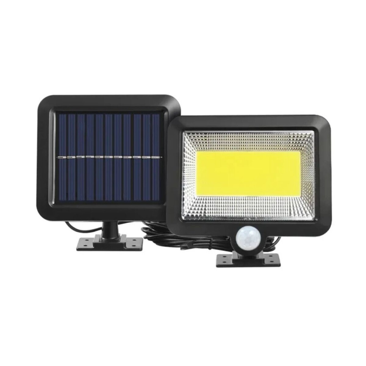 Foco Lampara Led Exterior Panel Solar Sensor Movimiento 