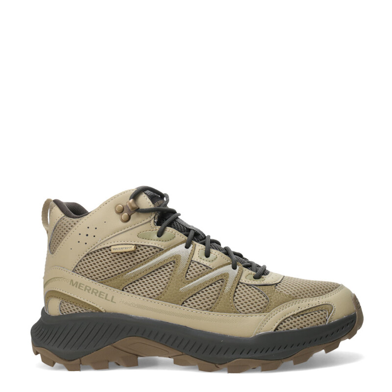 Botas de Hombre Merrell Tempo Exp Mid Wp Beige
