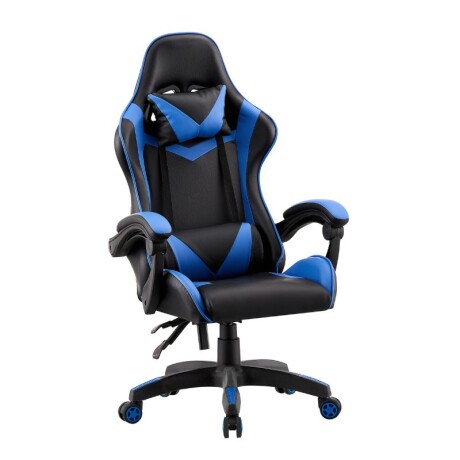 SILLA DE ESCRITORIO GAMER OC-815 - NEGRA/AZUL SILLA DE ESCRITORIO GAMER OC-815 - NEGRA/AZUL