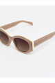 Lentes Tiwi Colette Shiny Coconut/beige With Brown Gradient Lense