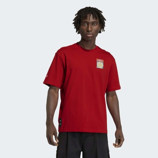 Remera Adidas Archive Country Flag Rojo