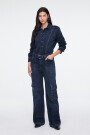 ENTERITO DENIM CARGO Azul
