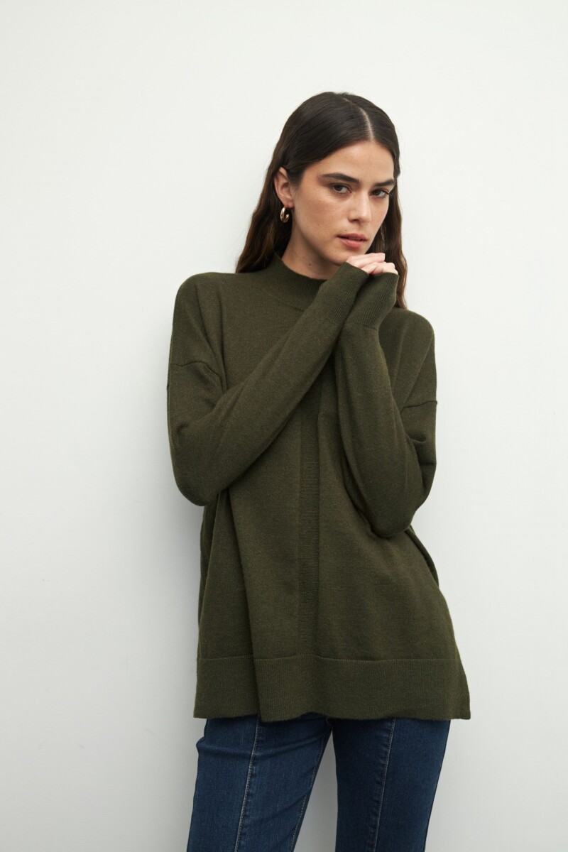POLERA LEANDRA Verde Oscuro