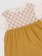 Vestido Canesu Estampado Amarillo