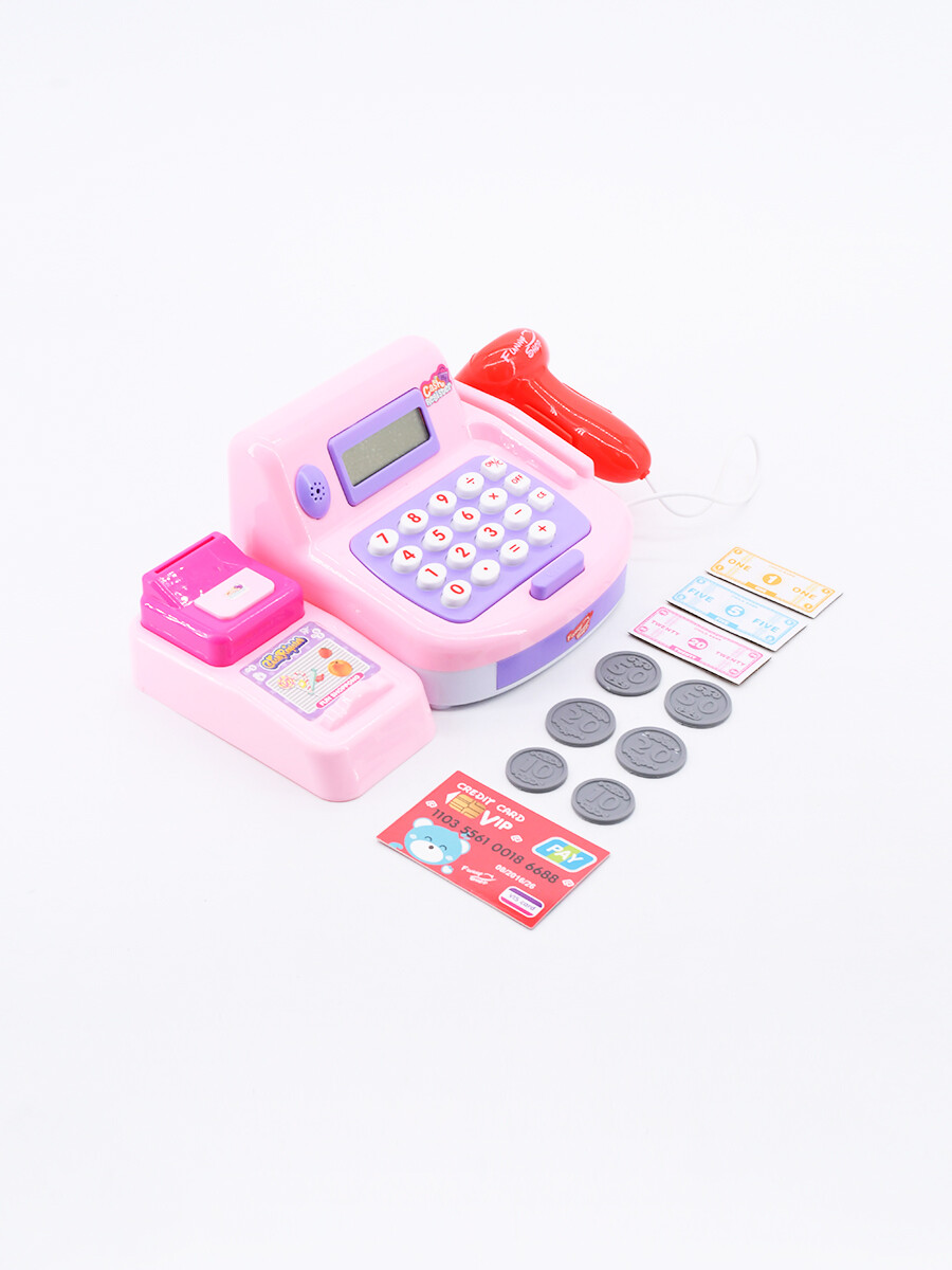 REGISTRADORA CON ACCESORIOS - ROSADO 