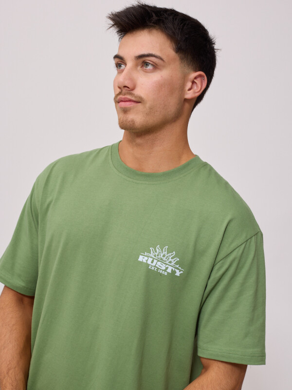 T-SHIRT LYSANDER RUSTY Verde