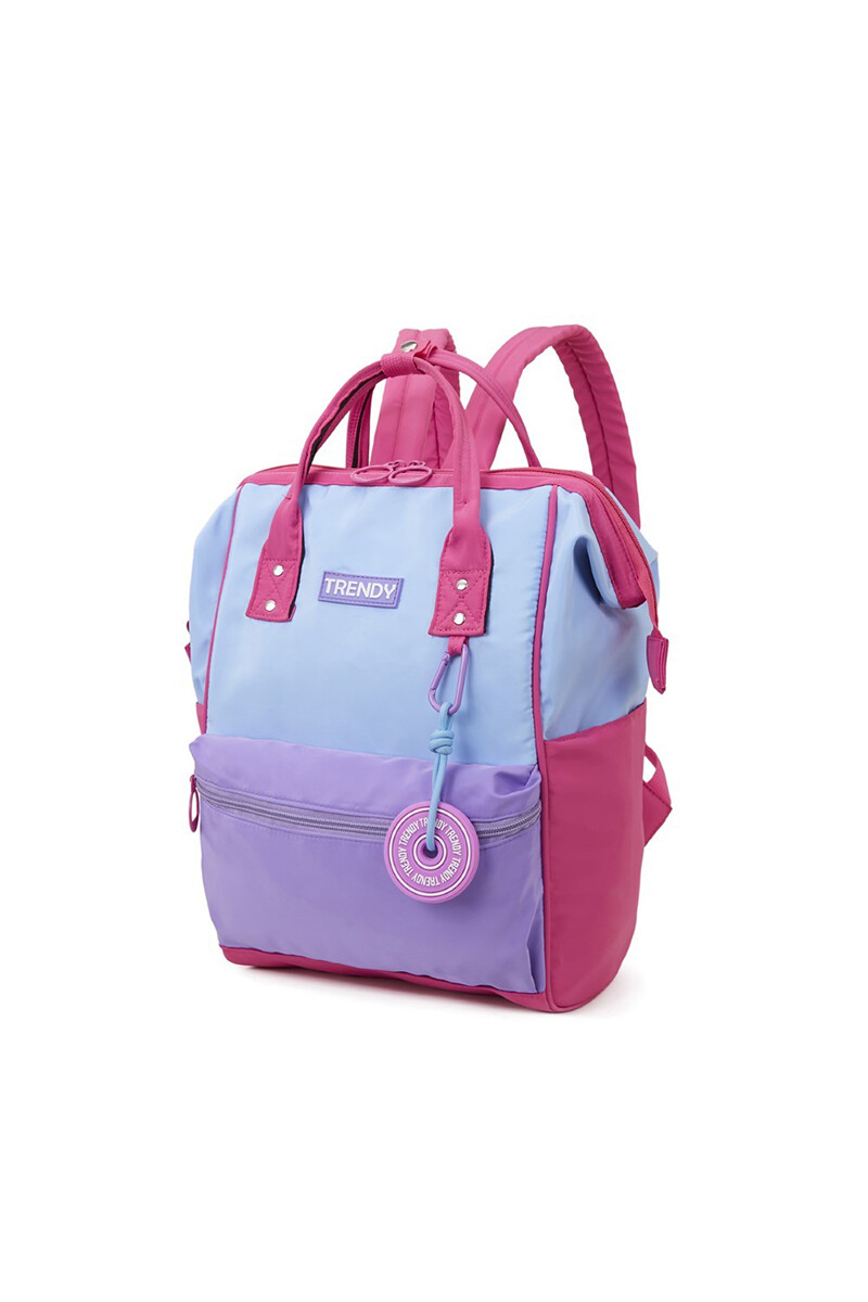 Mochila trendy degrade - Fucsia 