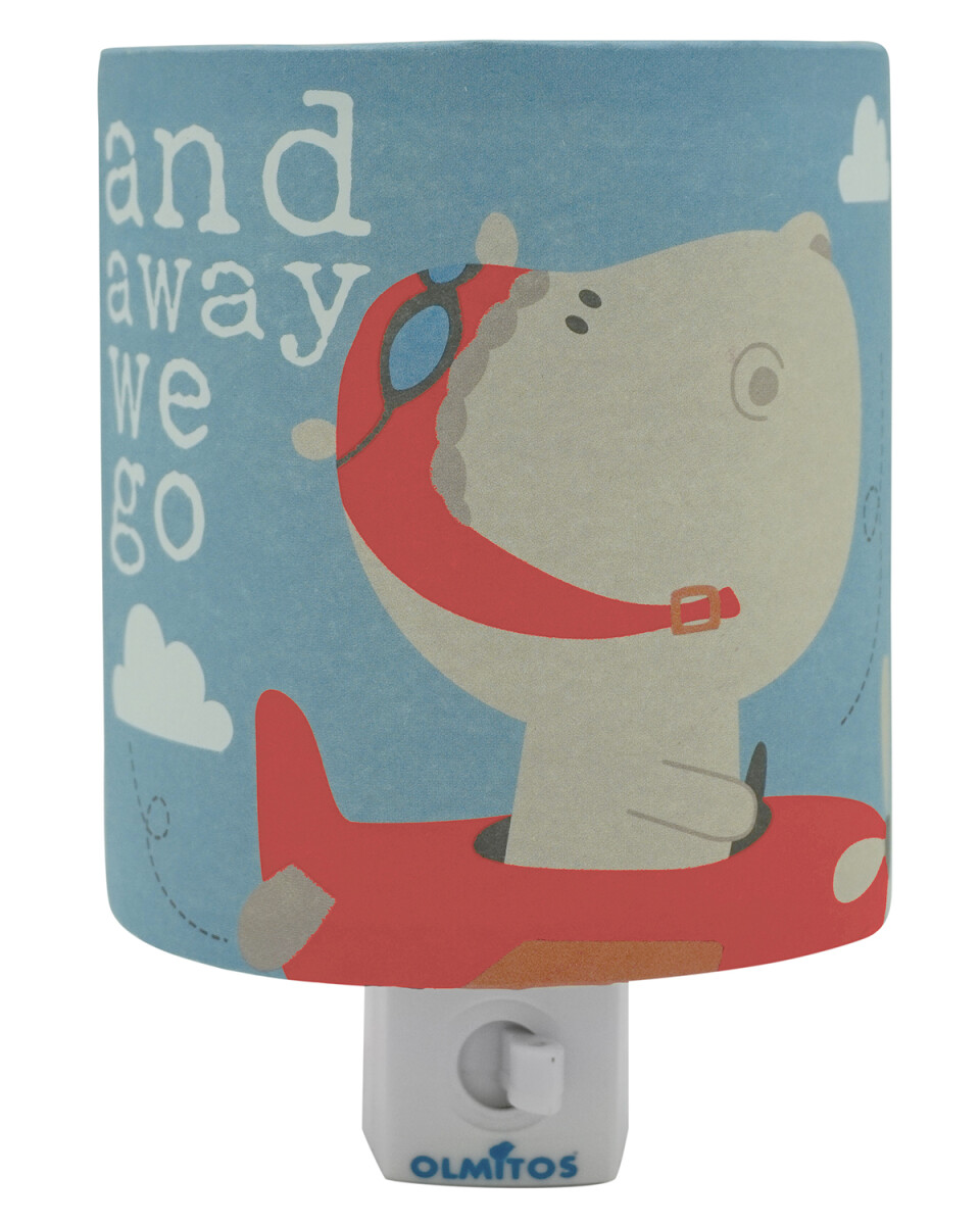 Veladora lámpara de noche para niños Olmitos 7W - Hippo 