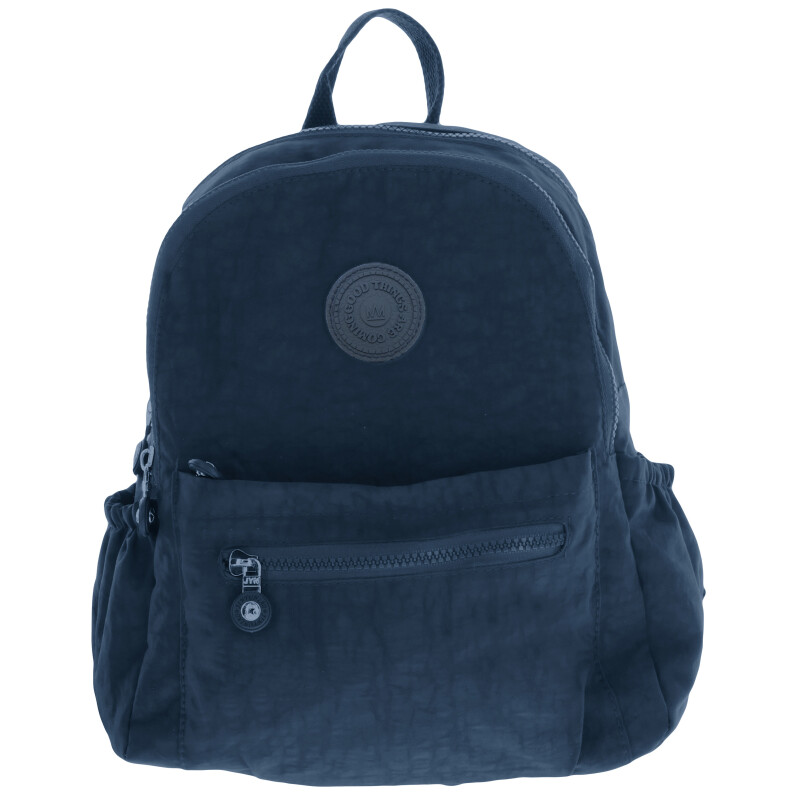 Mochila Miss Carol ROLS de tela Azul