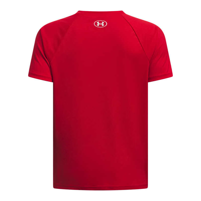 UA B TECH HYBRID PRINT SS-RED RED-600