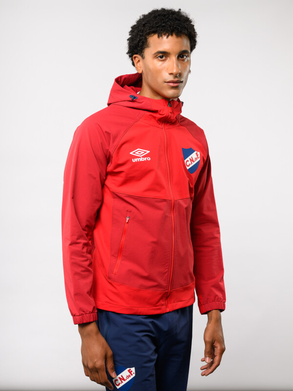 Campera Summit Nacional Hombre Beige, ordeaux, Rojo