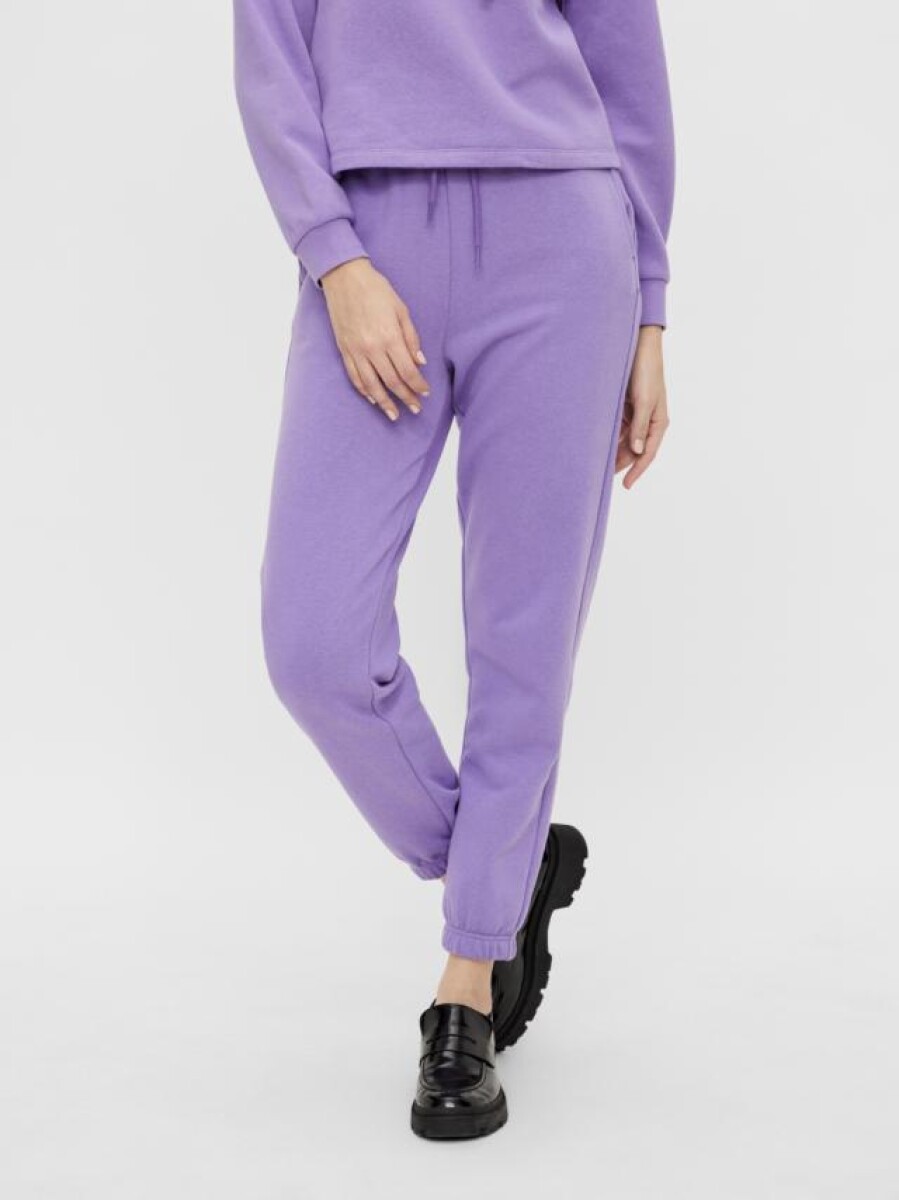 Pantalon chilli comfy. Cintura elastizada. - Dahlia Purple 