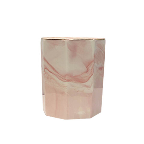 Vela Aromática Mármol - Varios Colores ROSA