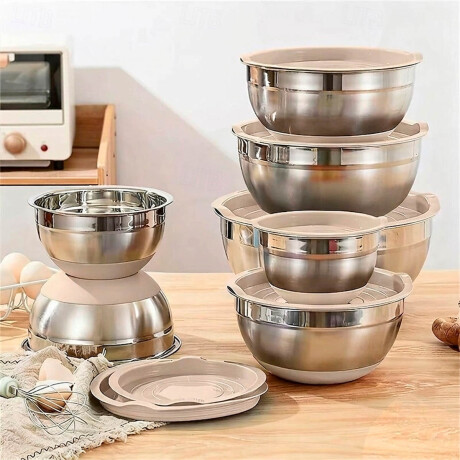 Set X16 Bowls Utensilios Cocina El Chingón Acero Inoxidable Set X16 Bowls Utensilios Cocina El Chingón Acero Inoxidable