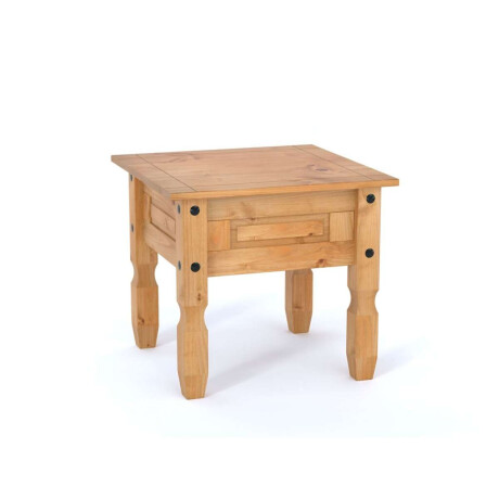 Mesa de living lateral Linea mexicana Natural