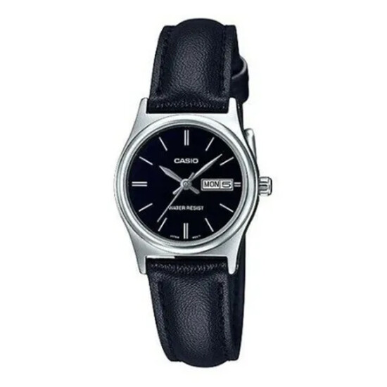 Reloj CASIO LTPV006L-1B2UDF en Cuero Negro Esfera 31mm 0