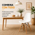 Silla Comedor X6 Combohome Eames Reforzada Premium Nórdica Blanco 1