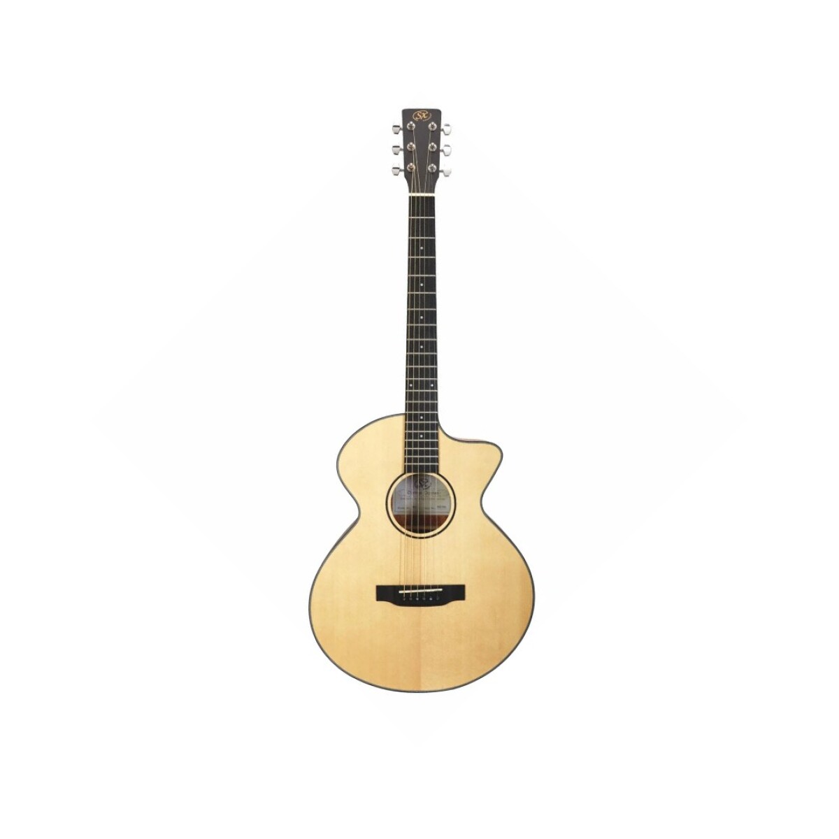 Guitarra Acústica Sx Sag4 Caoba Natural 