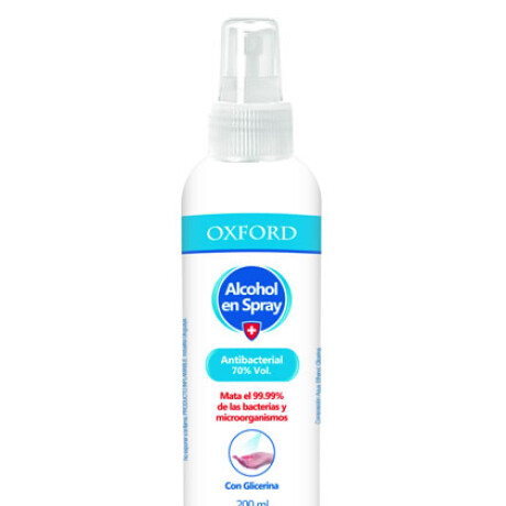 Oxford Alcohol En Spray 70% 200 Ml Higienizante Oxford Alcohol En Spray 70% 200 Ml Higienizante