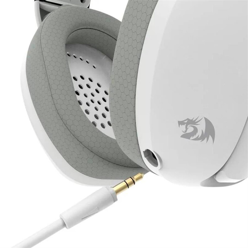 Auriculares Gamer Inalambrico Redragon H848 Ire White Gray Auriculares Gamer Inalambrico Redragon H848 Ire White Gray