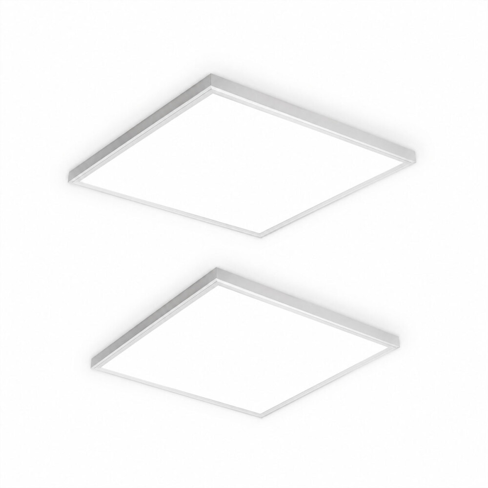 Lámparas Plafofes Led Pack X2 Para Techo 60x60cm Fría Blanco Lámparas Plafofes Led Pack X2 Para Techo 60x60cm Fría Blanco