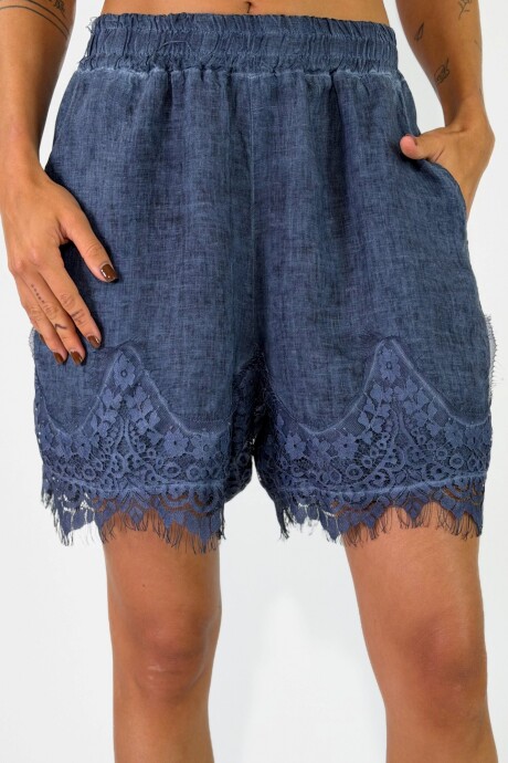 SHORT TULUM Azul