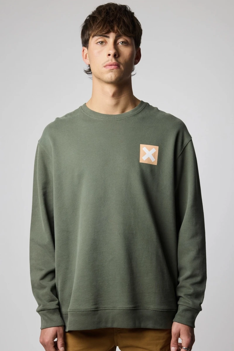 Sudadera Nature Blue Banana Kakhi
