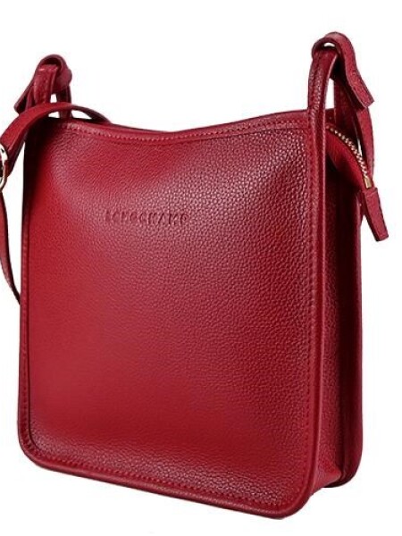 Longchamp -Cartera estilo bandolera, Le Foulonné Rojo