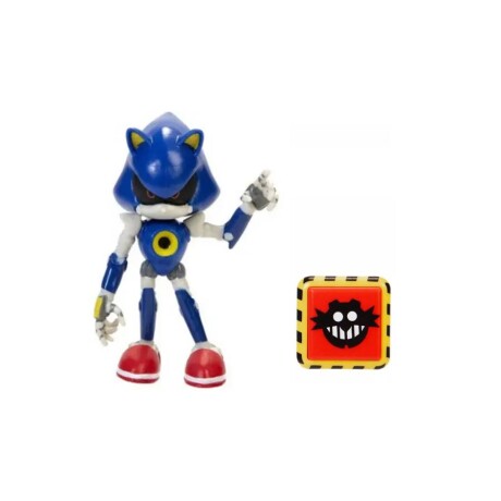 Figura Articulada Sonic The Hedgehog - Metal Sonic w/Eggman Bomb - 10cm Figura Articulada Sonic The Hedgehog - Metal Sonic w/Eggman Bomb - 10cm