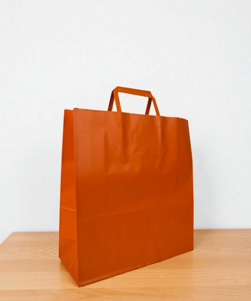 Bolsa lisa acuario 30x12x32 cm NARANJA
