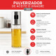 Pulverizador de aceite o vinagre GRIS