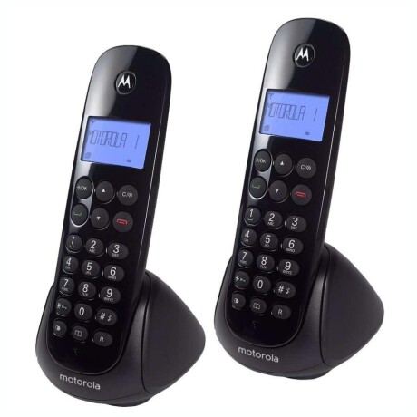 Teléfono Fijo Inalámbrico MOTOROLA M700-2 Ramal X2 - Negro Teléfono Fijo Inalámbrico MOTOROLA M700-2 Ramal X2 - Negro