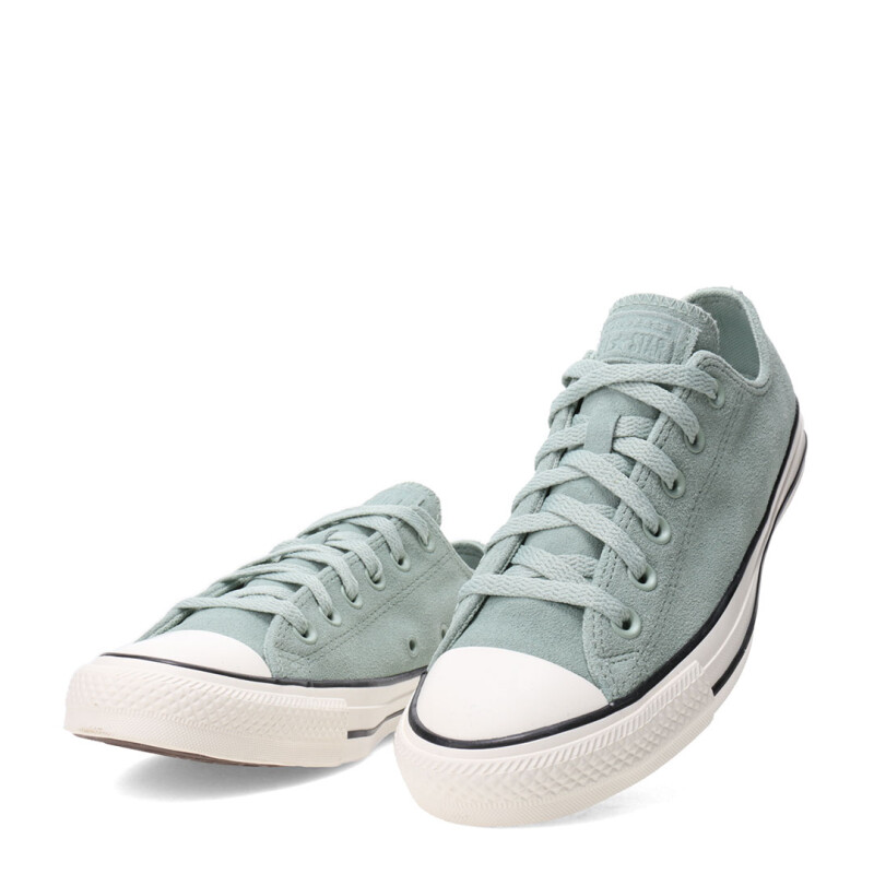 Championes de Mujer Converse Ctas Ox Chuck Taylor All Star Verde - Blanco