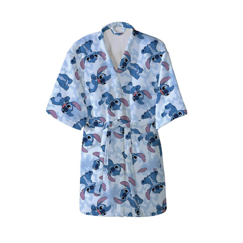 Bata de Baño Infantil Velour Stitch Talle P al G U
