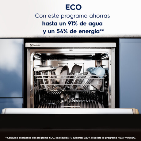 Lavavajillas Electrolux 14 Servicios Gris