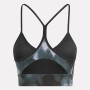 Id Train Printed Sports Bra - Mujer Black