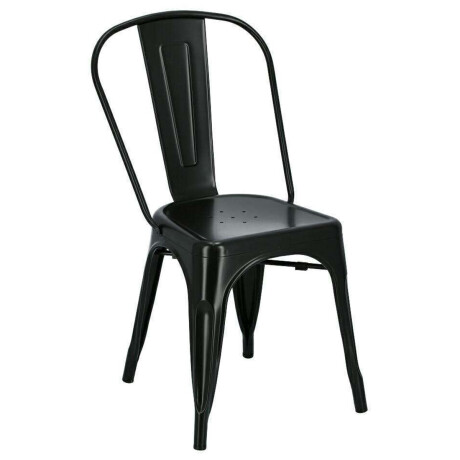 Silla Tolix metal NEGRO MATE